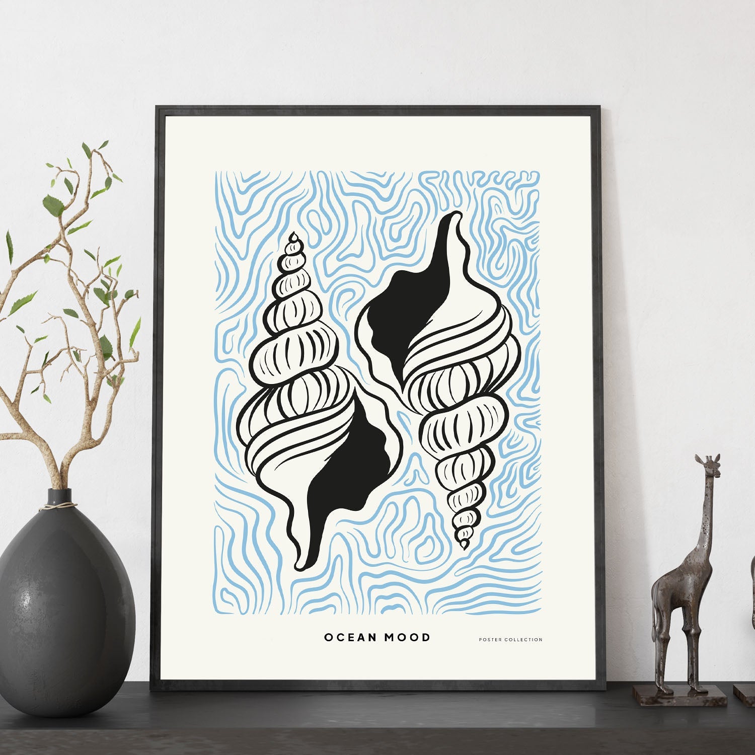 Horse Conch Shell-Artwork-Nacnic-Nacnic Estudio SL