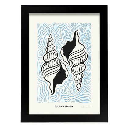Horse Conch Shell-Artwork-Nacnic-A4-Sin marco-Nacnic Estudio SL