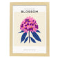 Hydrangea-Artwork-Nacnic-A3-Marco Madera clara-Nacnic Estudio SL