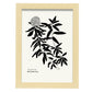 Hydrangea-Artwork-Nacnic-A4-Marco Madera clara-Nacnic Estudio SL
