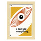 I can see everything-Artwork-Nacnic-A4-Marco Madera clara-Nacnic Estudio SL