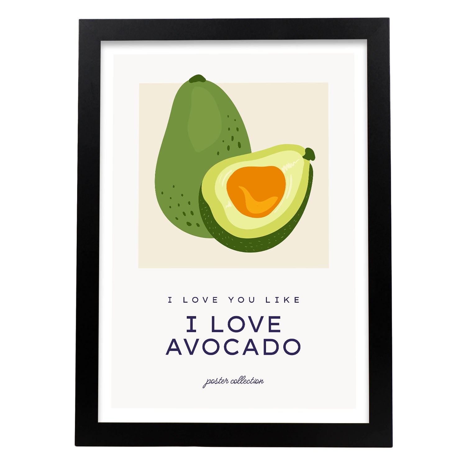 I Love Avocado-Artwork-Nacnic-A3-Sin marco-Nacnic Estudio SL