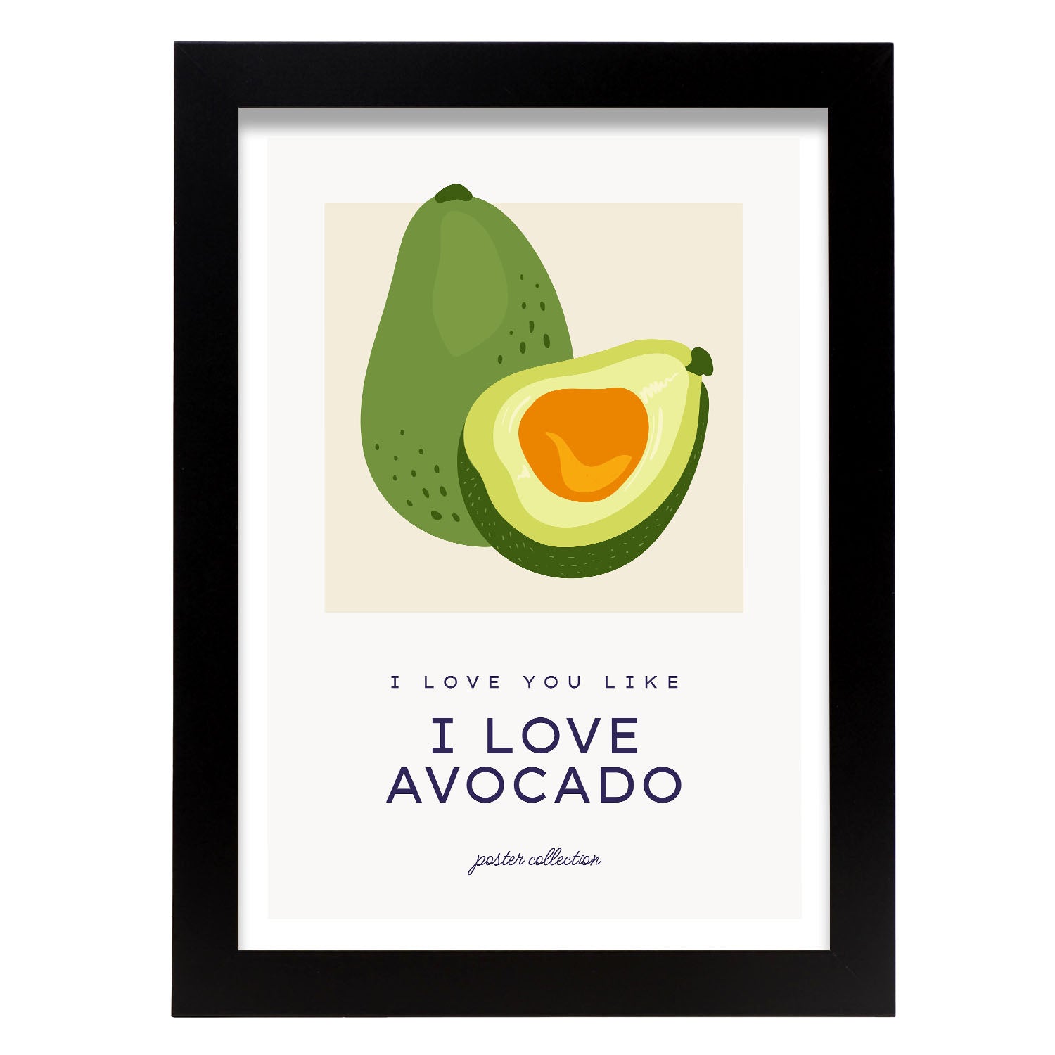 I Love Avocado-Artwork-Nacnic-A4-Sin marco-Nacnic Estudio SL