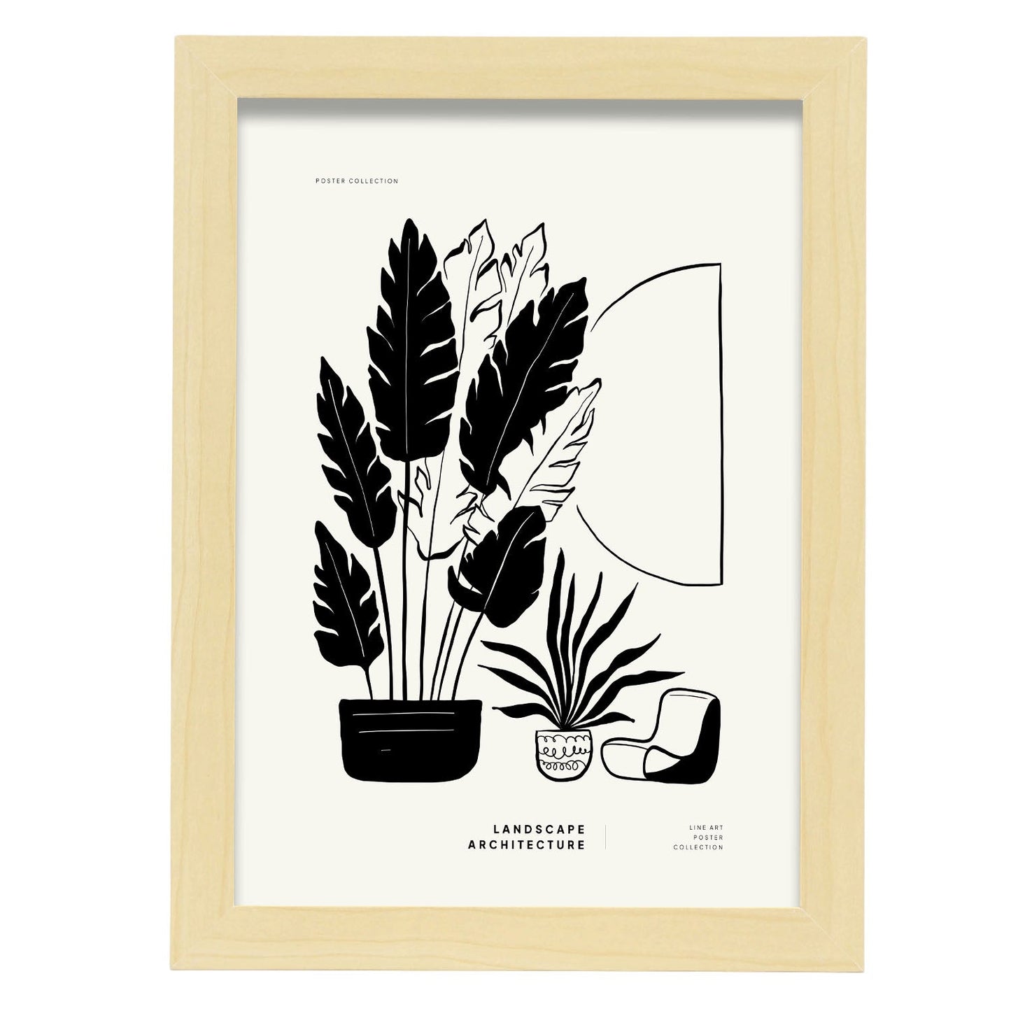 Infood Plants-Artwork-Nacnic-A4-Marco Madera clara-Nacnic Estudio SL