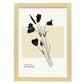 Iris stems-Artwork-Nacnic-A3-Marco Madera clara-Nacnic Estudio SL