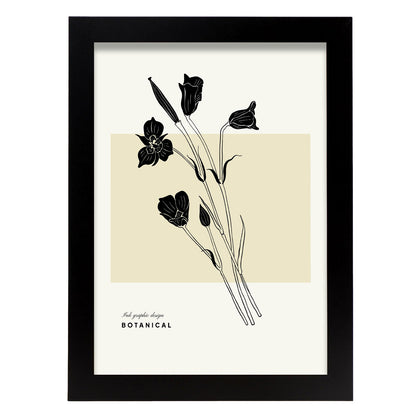 Iris stems-Artwork-Nacnic-A4-Sin marco-Nacnic Estudio SL