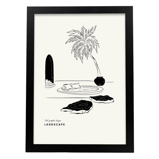 Island Inspired Room-Artwork-Nacnic-A3-Sin marco-Nacnic Estudio SL