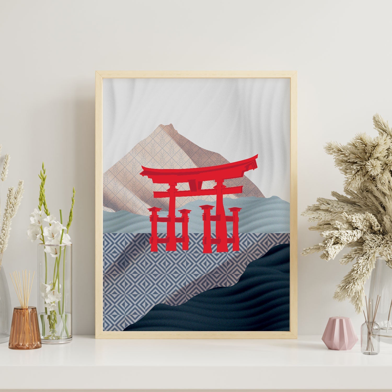 Itsukushima Shrine Torii Gate-Artwork-Nacnic-Nacnic Estudio SL