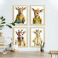 Jirafa Nacnic Reinder Seckel Animales. Estampados de arte de pared estético para el diseño de dormitorio o sala de estar-Artwork-Nacnic-Nacnic Estudio SL