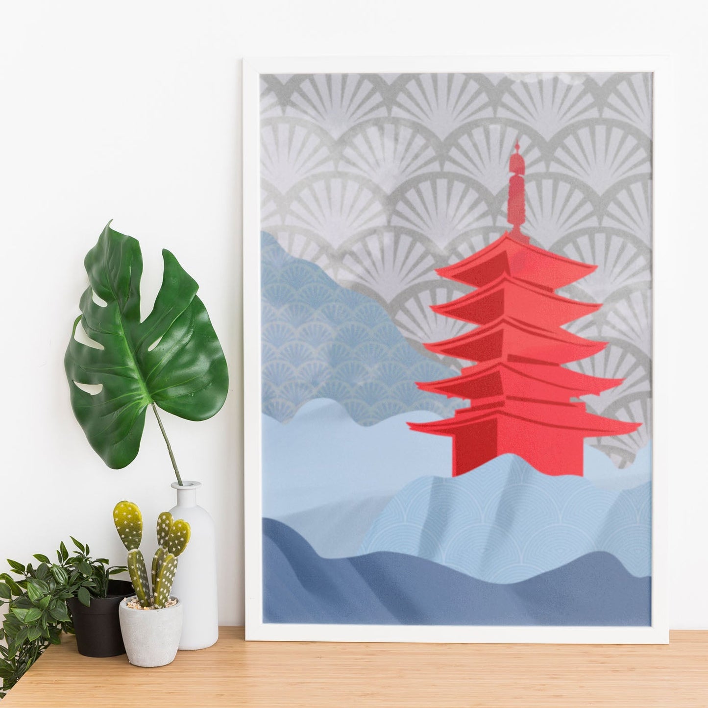 Kiyomizu-dera Pagoda-Artwork-Nacnic-Nacnic Estudio SL