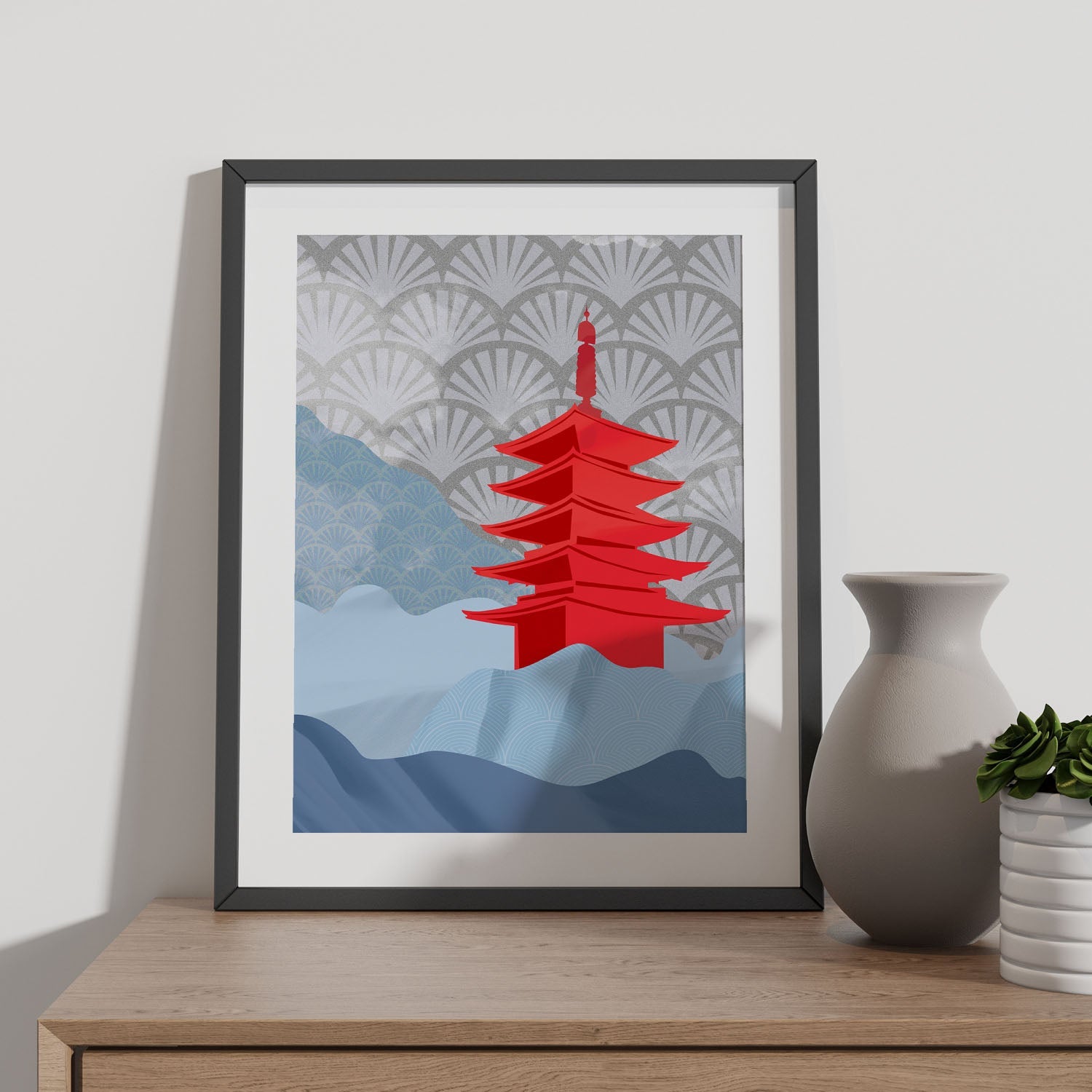 Kiyomizu-dera Pagoda-Artwork-Nacnic-Nacnic Estudio SL