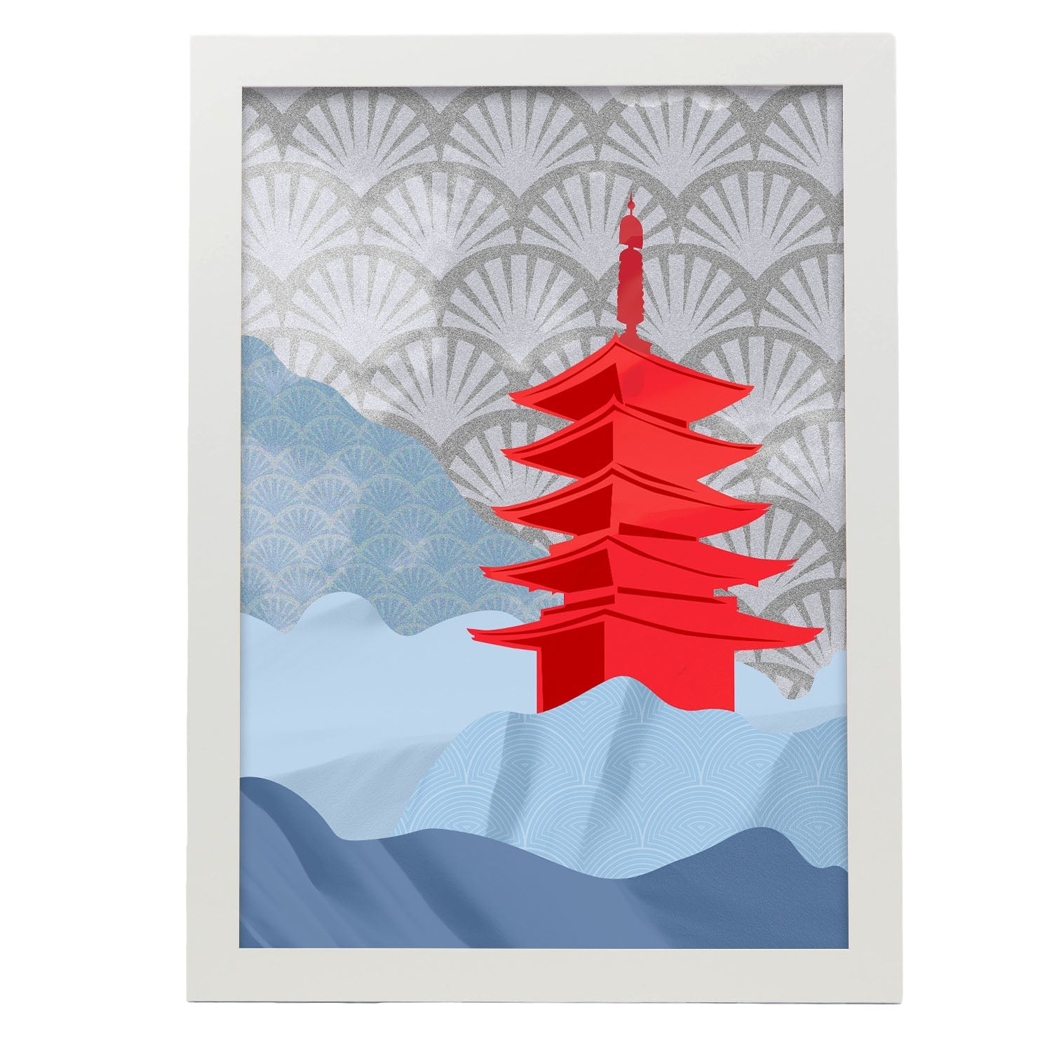 Kiyomizu-dera Pagoda-Artwork-Nacnic-A3-Marco Blanco-Nacnic Estudio SL