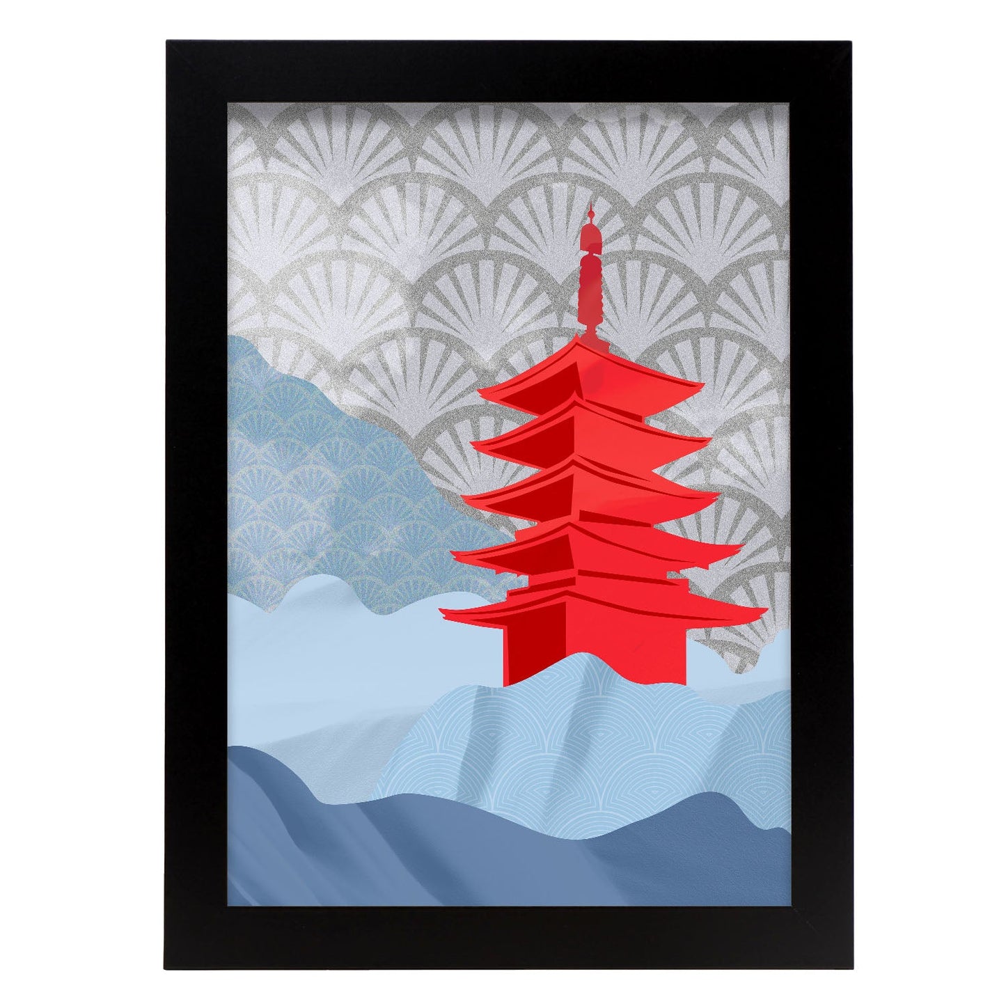 Kiyomizu-dera Pagoda-Artwork-Nacnic-A4-Sin marco-Nacnic Estudio SL
