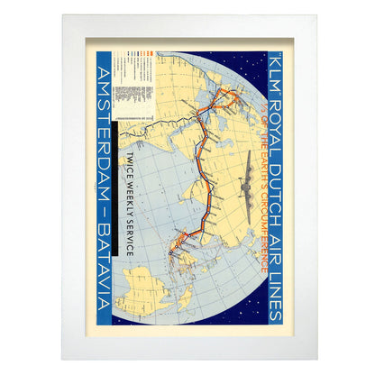 KLM-vintage-airline-poster-Artwork-Nacnic-A4-Marco Blanco-Nacnic Estudio SL