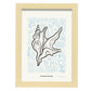 Lace Murex Shell-Artwork-Nacnic-A4-Marco Madera clara-Nacnic Estudio SL