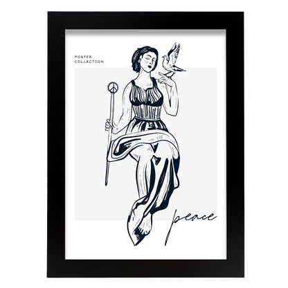 Lady of peace-Artwork-Nacnic-A4-Sin marco-Nacnic Estudio SL