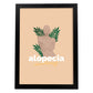 Lámina Alopecia. Pósters con ilustraciones sobre el amor propio y la aceptación.-Artwork-Nacnic-A4-Marco Negro-Nacnic Estudio SL