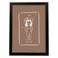 Lámina Aries. Pósters con ilustraciones femeninas de los signos del zodíaco.-Artwork-Nacnic-A3-Marco Negro-Nacnic Estudio SL