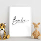 Lamina artistica decorativa con ilustración de babe estilo Mensaje inspiracional-Artwork-Nacnic-Nacnic Estudio SL