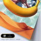Lamina artistica decorativa con ilustración de Banana estilo Collage-Artwork-Nacnic-Nacnic Estudio SL