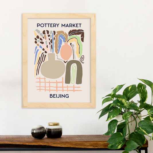 Lamina artistica decorativa con ilustración de Beijing-Artwork-Nacnic-Nacnic Estudio SL