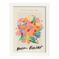 Lamina artistica decorativa con ilustración de Blossom Basket London estilo Abstracto-Artwork-Nacnic-A3-Marco Blanco-Nacnic Estudio SL