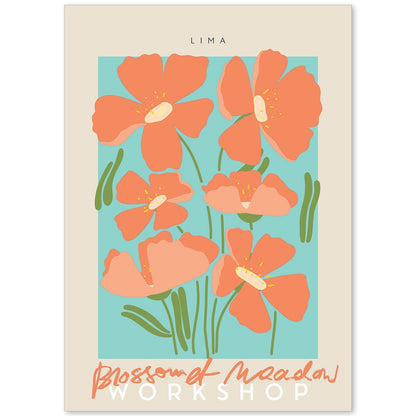 Lamina artistica decorativa con ilustración de Blossom et pradow lima-Artwork-Nacnic-A4-Sin marco-Nacnic Estudio SL