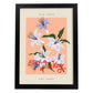 Lamina artistica decorativa con ilustración de Blumenau et Gallery New York-Artwork-Nacnic-A4-Marco Negro-Nacnic Estudio SL