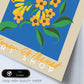Lamina artistica decorativa con ilustración de Blumenau et Market Argelia-Artwork-Nacnic-Nacnic Estudio SL