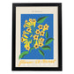 Lamina artistica decorativa con ilustración de Blumenau et Market Argelia-Artwork-Nacnic-A3-Marco Negro-Nacnic Estudio SL
