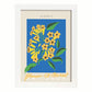 Lamina artistica decorativa con ilustración de Blumenau et Market Argelia-Artwork-Nacnic-A4-Marco Blanco-Nacnic Estudio SL