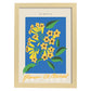 Lamina artistica decorativa con ilustración de Blumenau et Market Argelia-Artwork-Nacnic-A4-Marco Madera clara-Nacnic Estudio SL