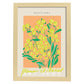 Lamina artistica decorativa con ilustración de Blumenau et Market Barcelona-Artwork-Nacnic-A4-Marco Madera clara-Nacnic Estudio SL