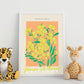 Lamina artistica decorativa con ilustración de Blumenau et Market Barcelona-Artwork-Nacnic-Nacnic Estudio SL