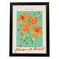 Lamina artistica decorativa con ilustración de Blumenau et Market Helsinki-Artwork-Nacnic-A3-Marco Negro-Nacnic Estudio SL