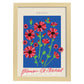 Lamina artistica decorativa con ilustración de Blumenau et Market Moskau-Artwork-Nacnic-A3-Marco Madera clara-Nacnic Estudio SL