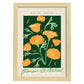 Lamina artistica decorativa con ilustración de Blumenau et Market Rio de Janero-Artwork-Nacnic-A4-Marco Madera clara-Nacnic Estudio SL