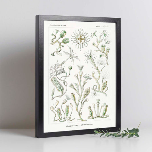 Lamina artistica decorativa con ilustración de Campanario estilo Vintage-Artwork-Nacnic-Nacnic Estudio SL