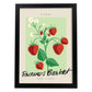 Lamina artistica decorativa con ilustración de Cesta de agricultores Viena-Artwork-Nacnic-A3-Marco Negro-Nacnic Estudio SL