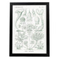 Lamina artistica decorativa con ilustración de Ciliata estilo Vintage-Artwork-Nacnic-A4-Marco Negro-Nacnic Estudio SL