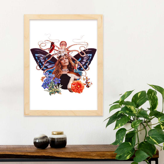 Lamina artistica decorativa con ilustración de Collage 6 estilo Collage-Artwork-Nacnic-Nacnic Estudio SL