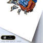Lamina artistica decorativa con ilustración de Collage 7 estilo Collage-Artwork-Nacnic-Nacnic Estudio SL