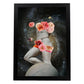 Lamina artistica decorativa con ilustración de Collage surrealista 28 estilo Collage-Artwork-Nacnic-A4-Marco Negro-Nacnic Estudio SL