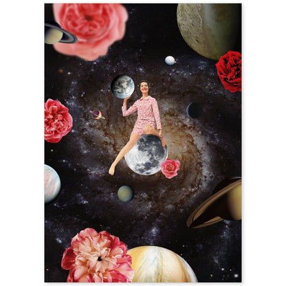 Lamina artistica decorativa con ilustración de Collage surrealista 31 estilo Collage-Artwork-Nacnic-A4-Sin marco-Nacnic Estudio SL