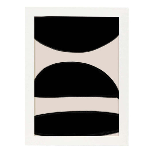 Lamina artistica decorativa con ilustración de Color moderno 13 estilo Abstracto-Artwork-Nacnic-A4-Marco Blanco-Nacnic Estudio SL