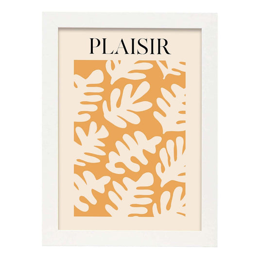 Lamina artistica decorativa con ilustración de Color moderno 16 estilo Abstracto-Artwork-Nacnic-A4-Marco Blanco-Nacnic Estudio SL