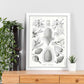 Lamina artistica decorativa con ilustración de Coniferae estilo Vintage-Artwork-Nacnic-Nacnic Estudio SL