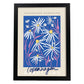 Lamina artistica decorativa con ilustración de Copenhague jardinería-Artwork-Nacnic-A4-Marco Negro-Nacnic Estudio SL