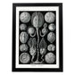 Lamina artistica decorativa con ilustración de Cstoidea estilo Vintage-Artwork-Nacnic-A4-Marco Negro-Nacnic Estudio SL