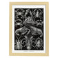 Lamina artistica decorativa con ilustración de Decapoda estilo Vintage-Artwork-Nacnic-A4-Marco Madera clara-Nacnic Estudio SL